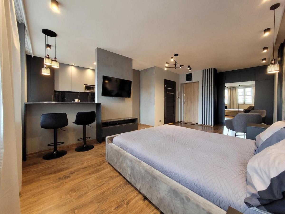 Apartament Stare Miasto Gdansk Z Widokiem Na Motlawe Экстерьер фото